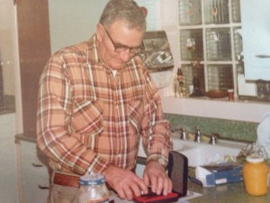 Grandpa Ormond Christmas 1980 - 2